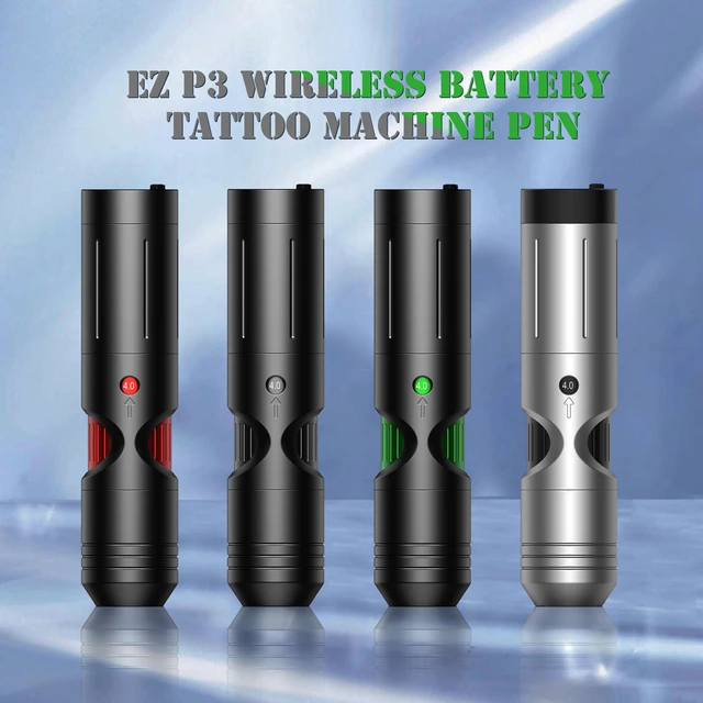 EZ P3 Wireless Battery Tattoo Pen Machine Six Adjustable Stroke for