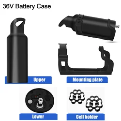 Compact EBike Battery Case for 18650 Cells with Integrated Holder (36V Case)