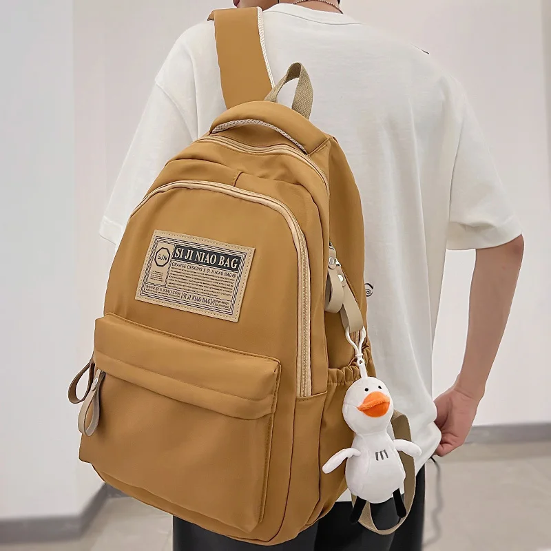 

Дорожная вместительная сумка для книг для женщин и мужчин, модный нейлоновый рюкзак для колледжа для девушек и мальчиков, классные школьные портфели для ноутбука для мужчин и женщин