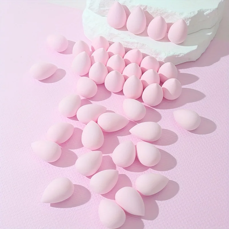 Mini Makeup Sponges with Case For Eyes & Lips