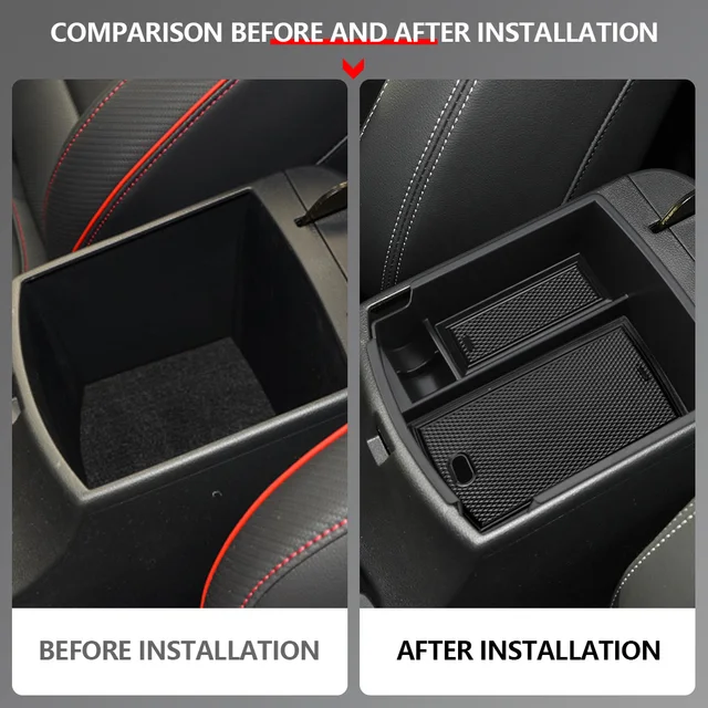 Car Armrest Storage Box for Hyundai I30 2021-2023 Central Control Container Stowing Tidying Auto Organizer Tray 2