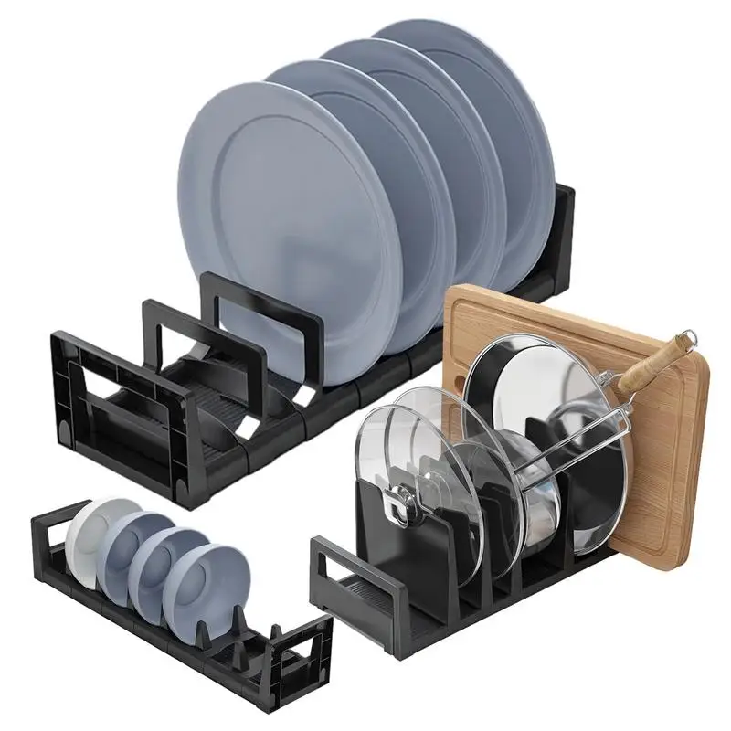 

Dish Drawer Organizer Rust-Proof Utensils Drying Rack Countertop Dinnerware Organizer strorage rack for Chopping Boards pot lid