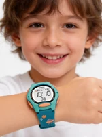 Montres enfants mignon rose numérique enfants montre pour garçons filles 30M étanche violet étudiant électronique montre-bracelet LED cadeaux 6