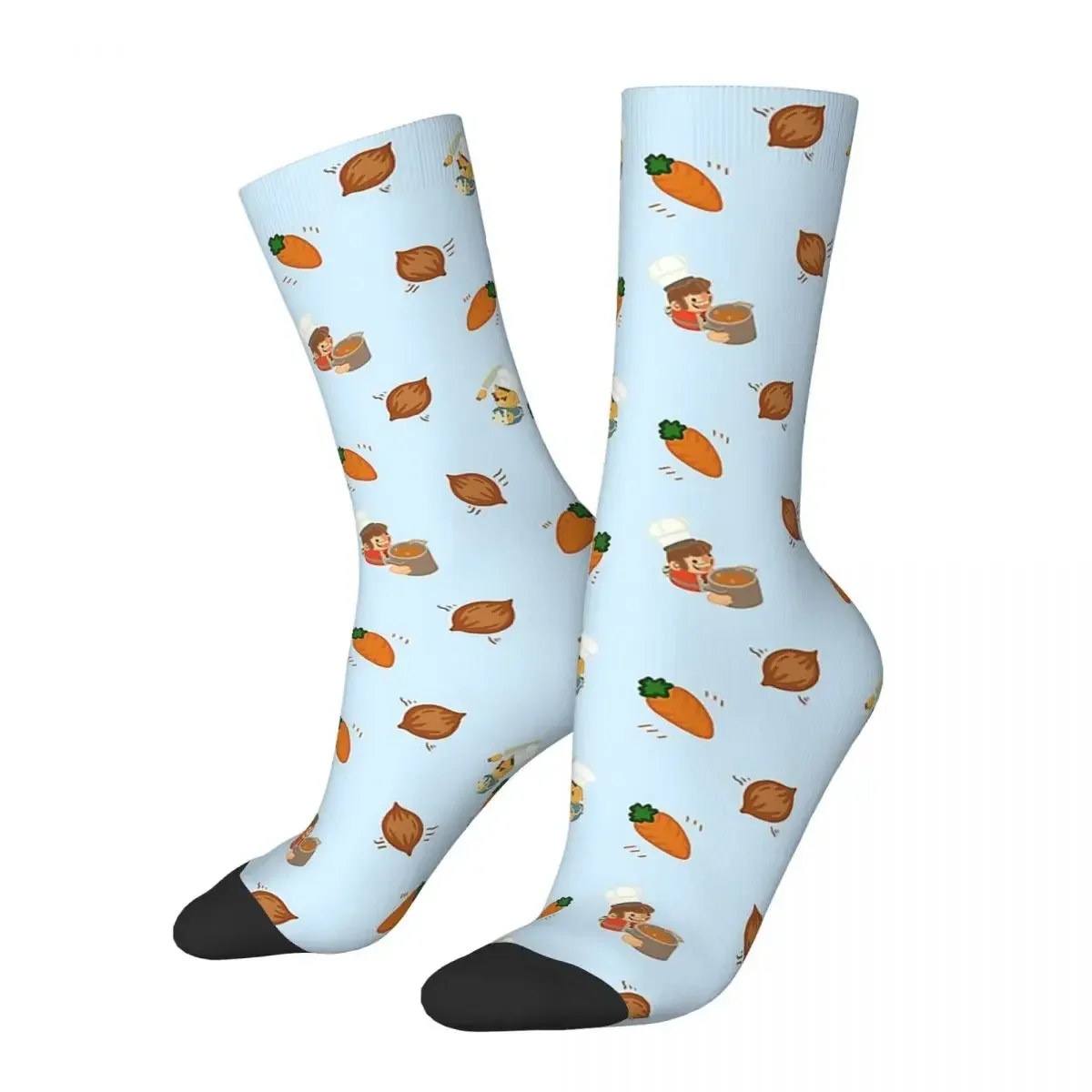 

Cooking Stress 2 (Carrots And Onions) Socks Harajuku Sweat Absorbing Stockings All Season Long Socks Accessories for Unisex Gift