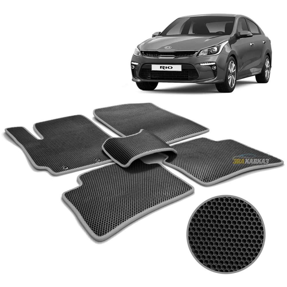 Eva коврики Kia Rio IV от 2017г.в в салон авто/ ЭВА СОТА |