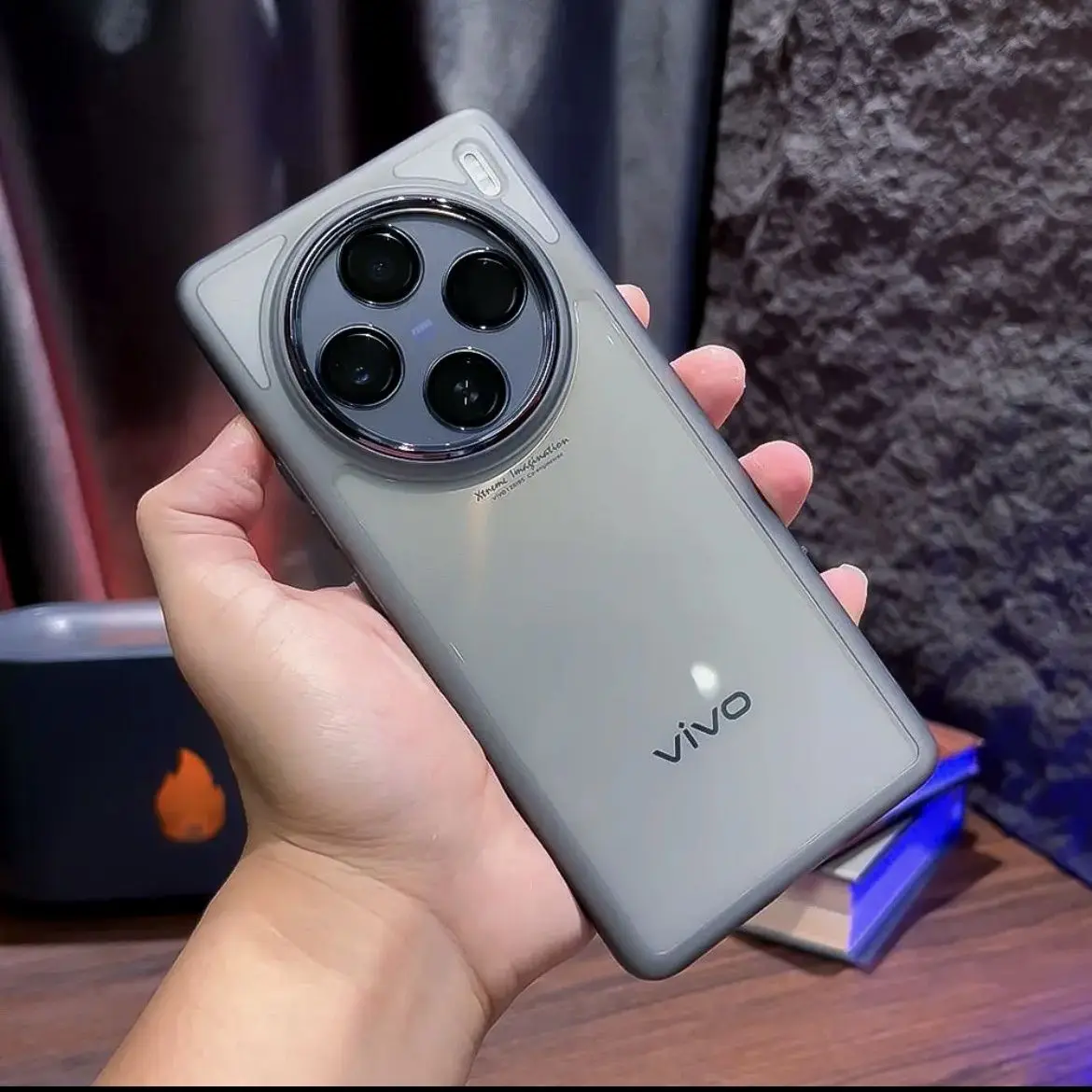 Transparent Soft TPU Case with Ring Stand and Magnetic Protection