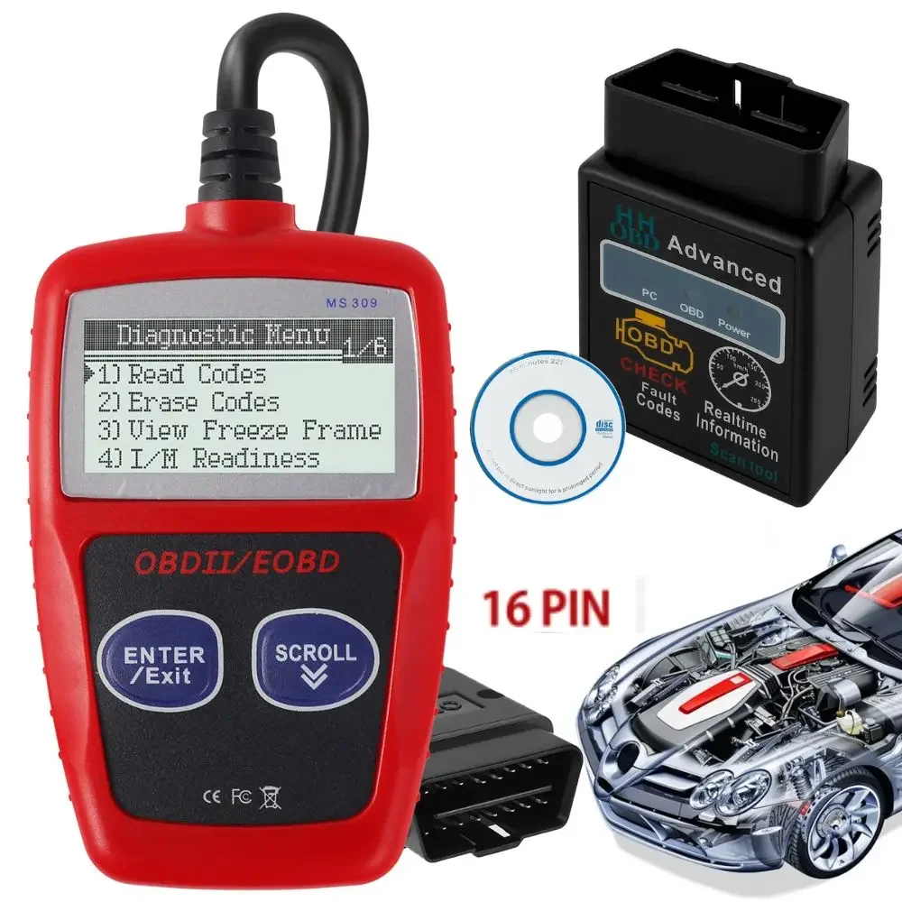 VEVOR OBD2 Scanner Auto OBDII Code Reader Car Diagnostic Tool