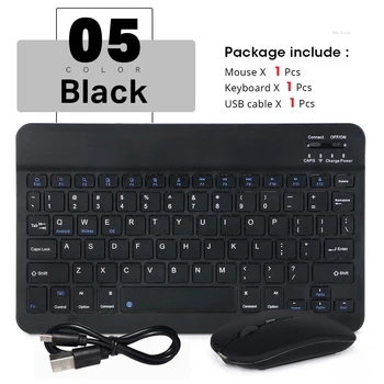 Mini Wireless Keyboard Bluetooth Keyboard For ipad Phone Tablet Portable Bluetooth Keyboard and Mouse For Samsung Xiaomi Android 17