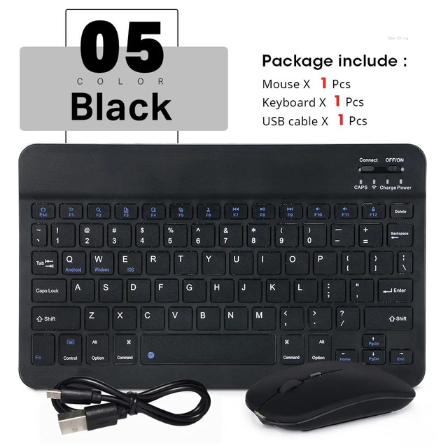 Mini Wireless Keyboard Bluetooth Keyboard For ipad Phone Tablet Portable Bluetooth Keyboard and Mouse For Samsung Xiaomi Android 17