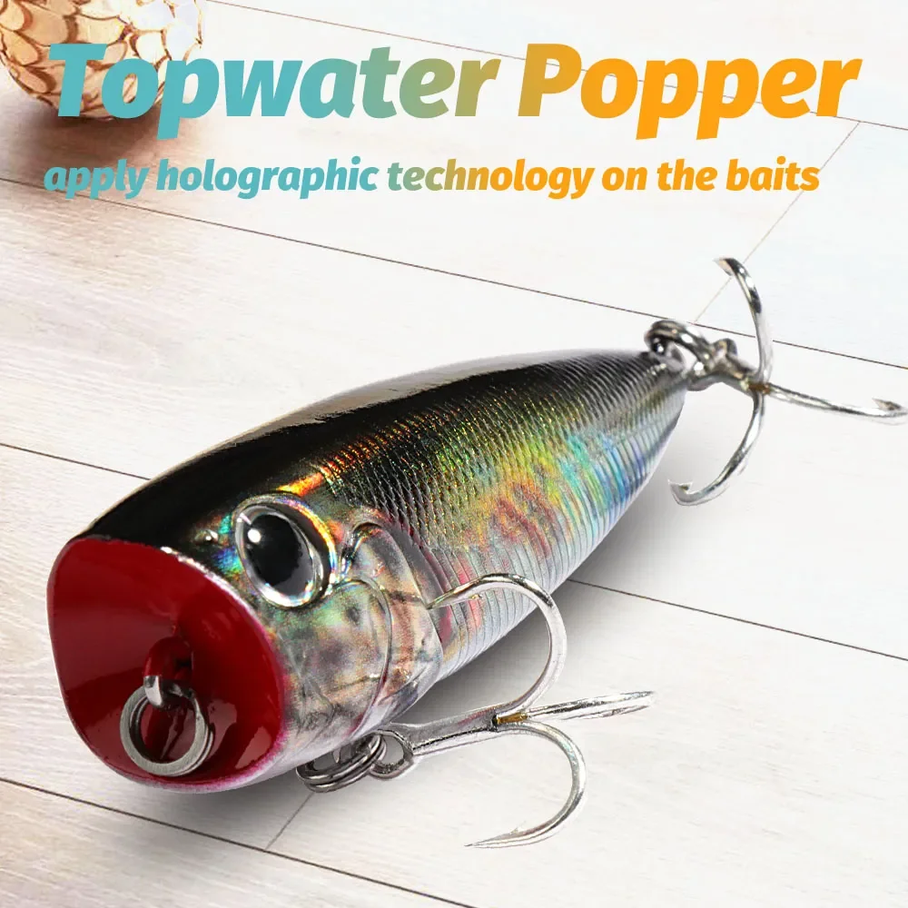 Premium Floating Popper Lure with Balanced Ballast System