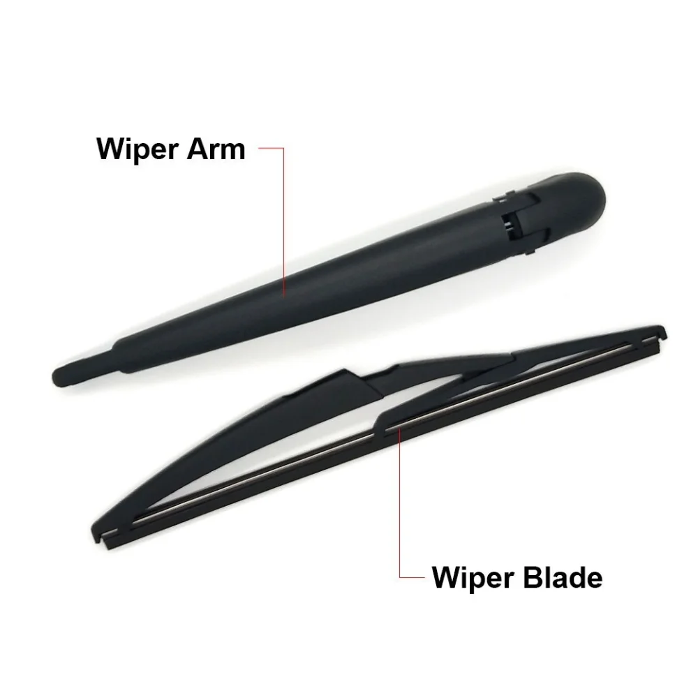 

Rear Windshield Wiper Blade Arm Set 295mm 12 Inch Black Fit for Fiat 500 07 08 09 10 11 12 13 14 15 16 17 18 19 20 21 22