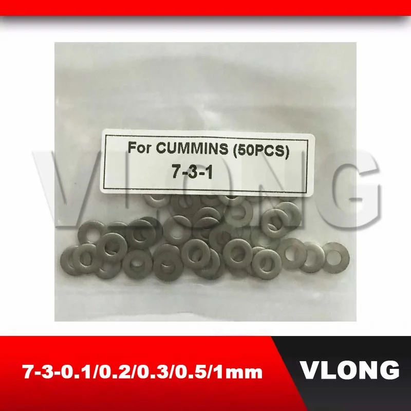 Diesel Fuel Injector 7-3-0.1MM Adjust The Pressure Washer Shims Adjustment Washer Adjusting Pressure Pad