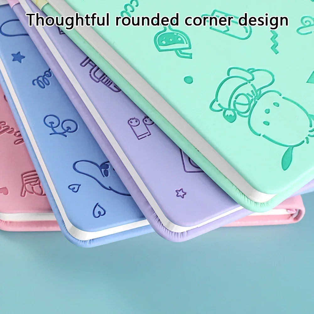 산리오 노트북 시나모롤 쿠로미 메모장, 데일리 주간 일정 B6 노트북 플래너, 일본 카와이 문구, 학용품