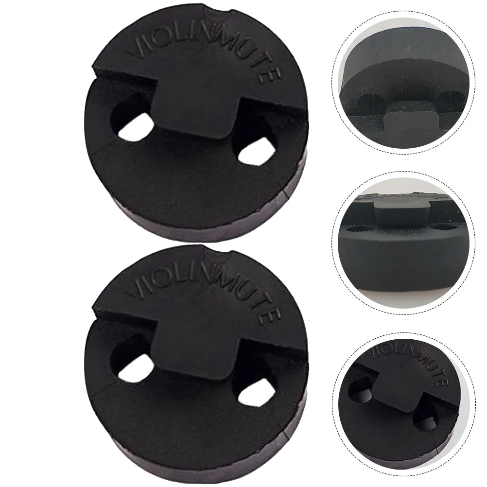 

4 Pcs Violin Mute Guitar Parts Straight Premium Silencer Professional Replacement Aluminum Beginner Rubber Small Cello Tube