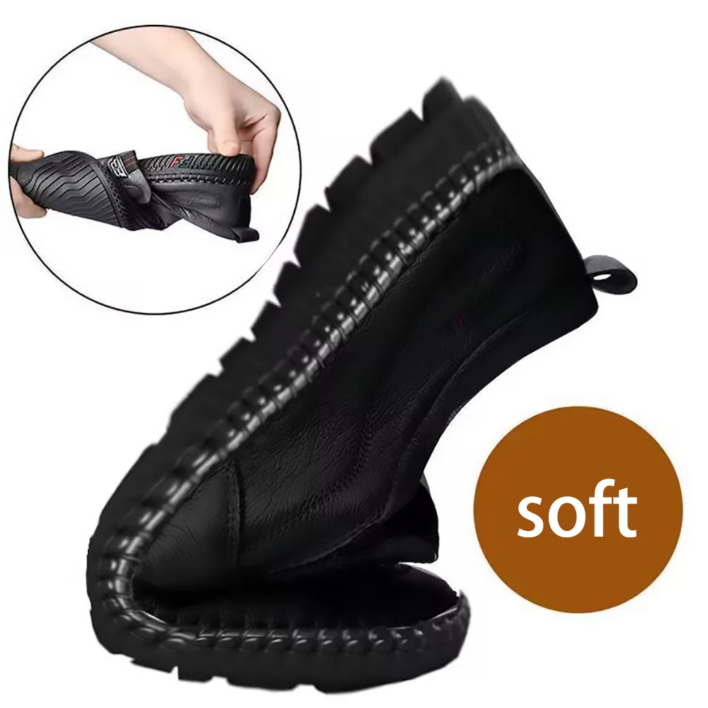 Summer Men's Leather Shoes Casual Business Fashionable Design Super Fiber Leather Surface Comfort Breathability