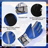 Anti Slip Snow Gloves Adjustable Wrist Strap Gloves Warm Mittens Outdoor Skiing Gloves Skating Essential for 3-16T Kids 6