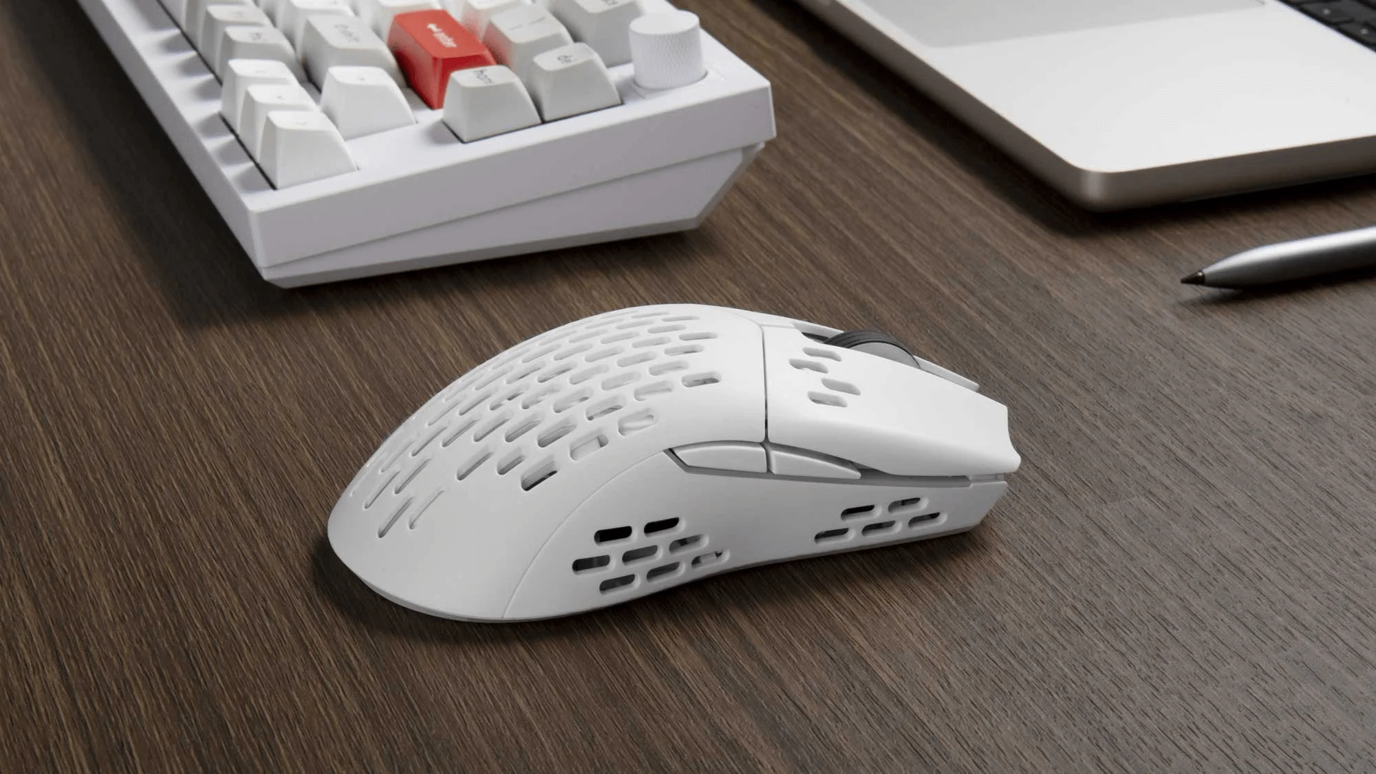 Mouse Óptico sem Fio Keychron Mouse com Fio Usb Ratos tipo c m1 2.4ghz Bluetooth - Imagem 3