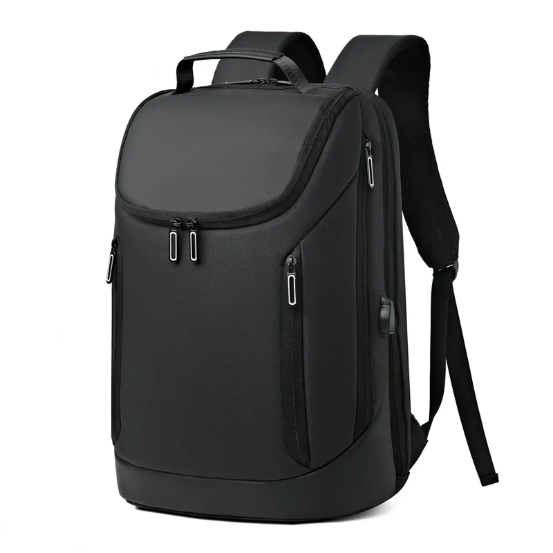 Large capacity business backpack men Multi functional waterproof  travel backpack USB charging school backpack for boys