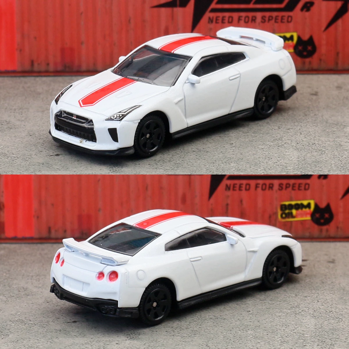 Collectible 1/64 Nissan GTR R35 Diecast Toy Car - Miniature Free Wheel Vehicle