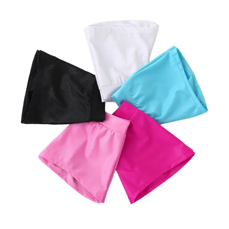 kids shorts kids trousers girls dance shorts pants high stretch for dance training fitness sports
