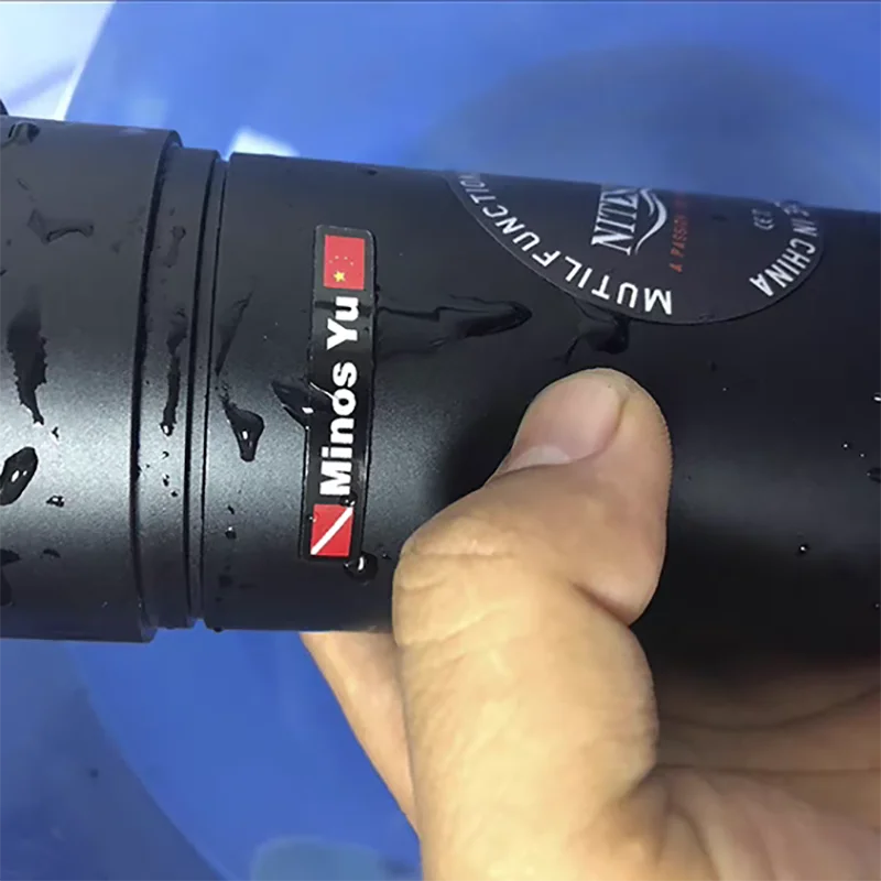 Diving Sticker Diving Equipment Name Sticker Waterproof Sun Protection Sea Water Reflective Car Customization