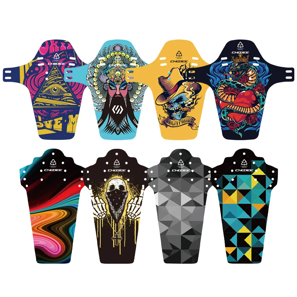 Chooee Bicycle Accessories Bike Mudguard Fenders Mountain Road Bike Fender MTB Mud Guard Fit Front And Rear Wheels Wing Fenders bicycle fender