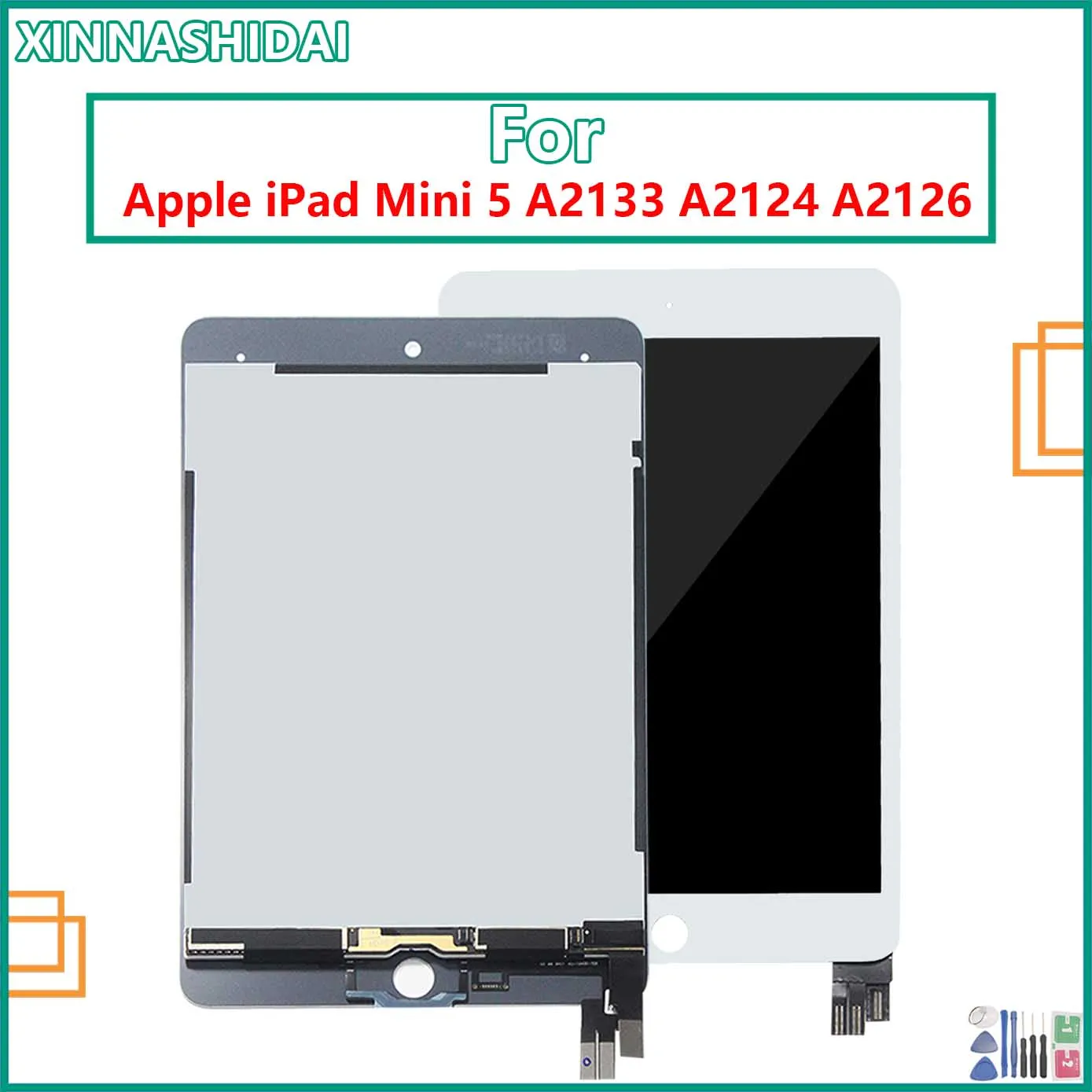 7.9NEW LCD For iPad Mini 5 A2124 A2126 A2133 MINI5 LCD Screen Display  Touch Digitizer Sensors Panel Replacement Parts With Tool