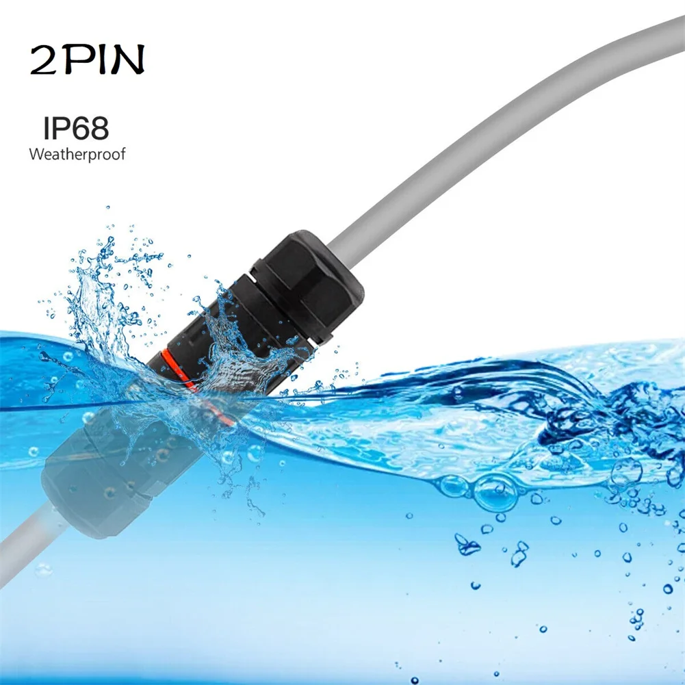 

New Junction Box Junction Box Wire Connector 2Pin Box Cable Wire Connecto Connector R Outdoor Waterproof Junction