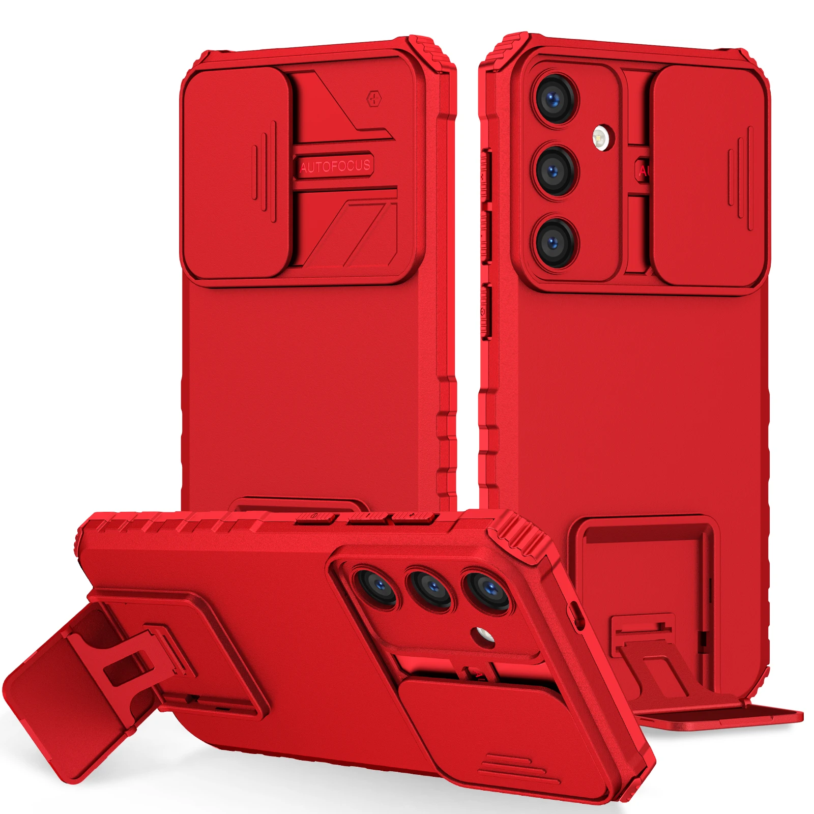 Sleek Black Kickstand Bag Cover Case