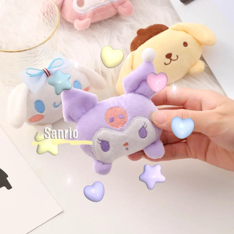 

Kawaii Sanrio Cinnamoroll Kuromi Hello Kitty Y2K Accessories Cute Anime Kids Plush Toys Bags Clothing Diy Handmade Accessories