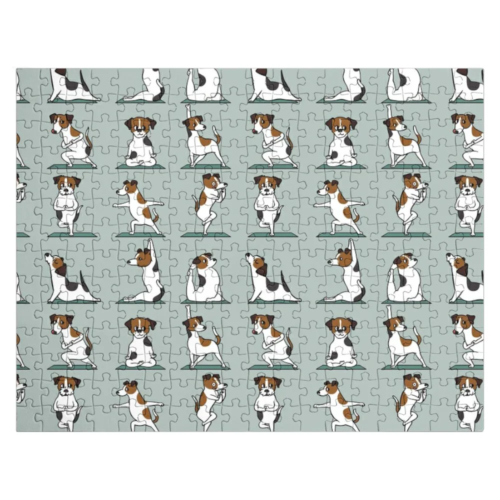 

Jack Russell Terrier Yoga Jigsaw Puzzle Custom Puzzle With Photo Christmas Toys