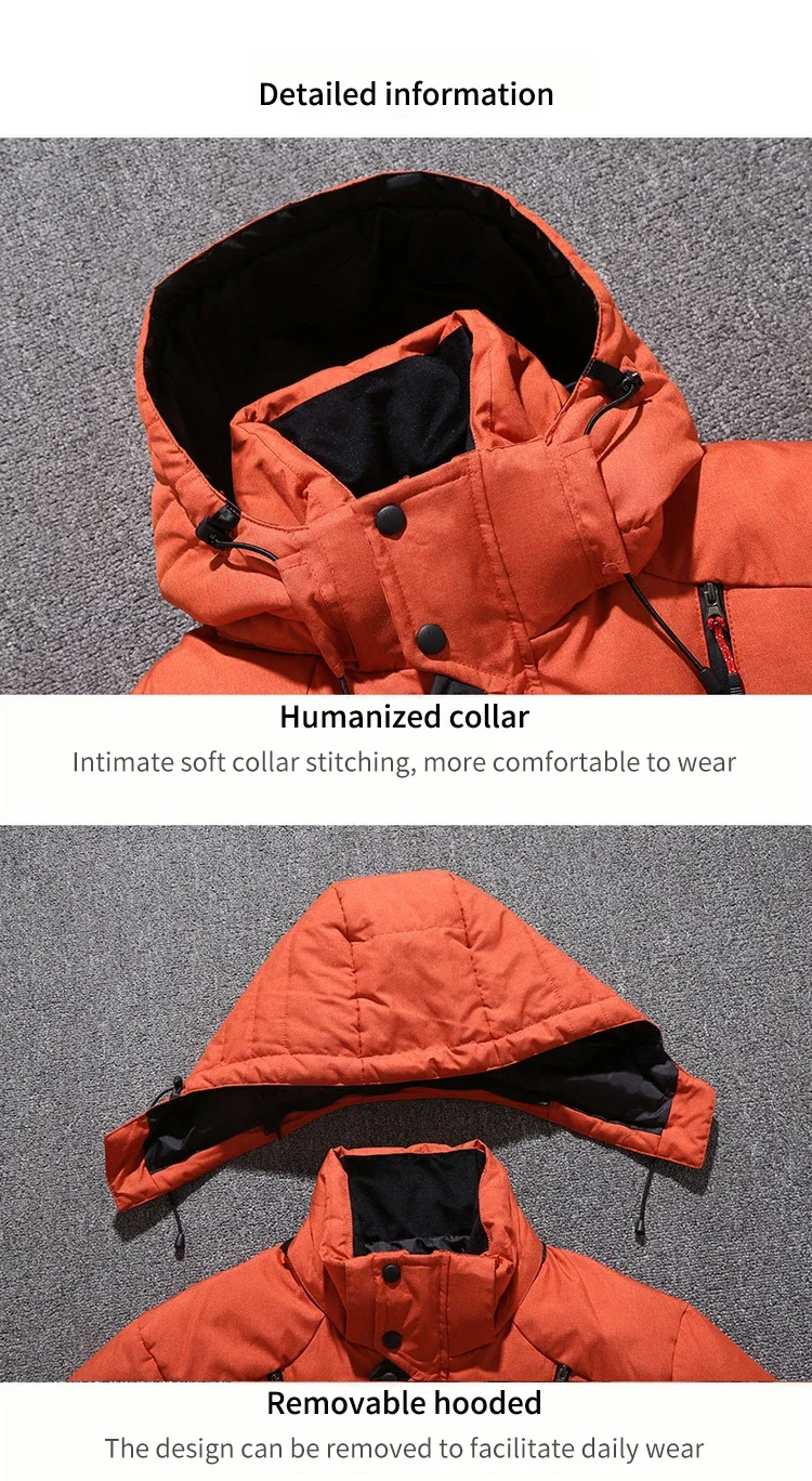New Arrive Outdoor Windproof Customizable Warm Mens Clothing Outdoor Wear Sportswear Water Repellency Windbreaker Down Jacket