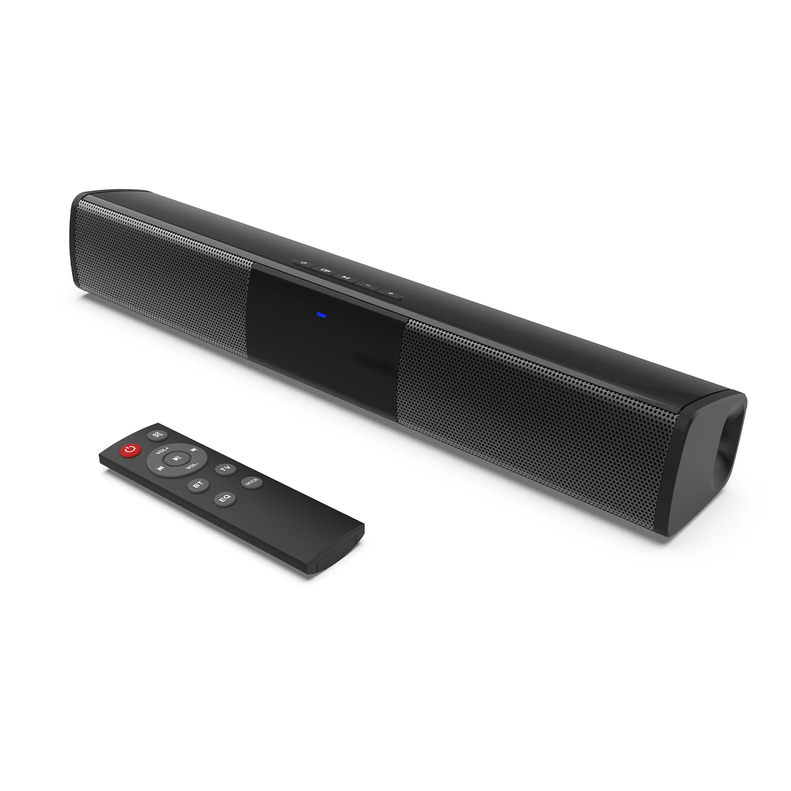 

Mini Portable Soundbar For Computer TV Speakers Caixa De Som Wireless Bluetooth Stereo With Radio Remote Control Free Shopping