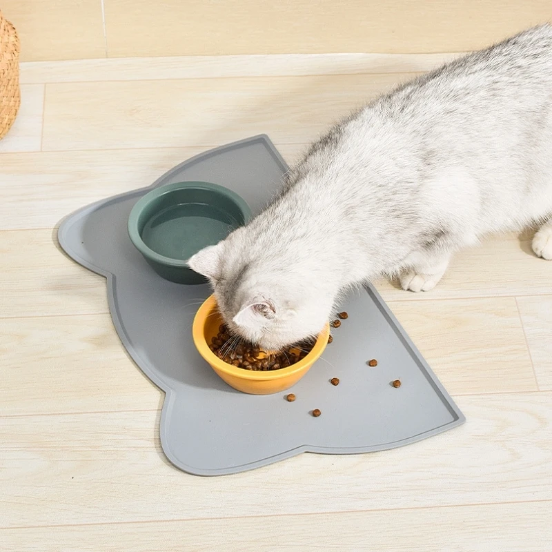 Title 2, Silicone Pet Feeding Dog Cat Bowl Food Mat Non-...