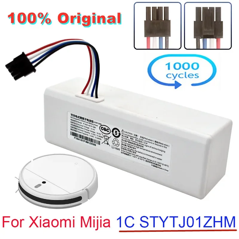 

P1904-4S1P-MM Battery For Mijia 1C STYTJ01ZHM Robot Vacuum Mop Cleaner Accessories Parts original