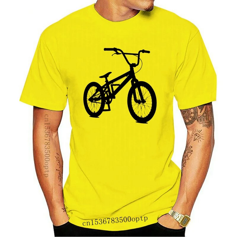 Мужская одежда новинка футболка с силуэтом BMX велосипедные трюки велосипедный