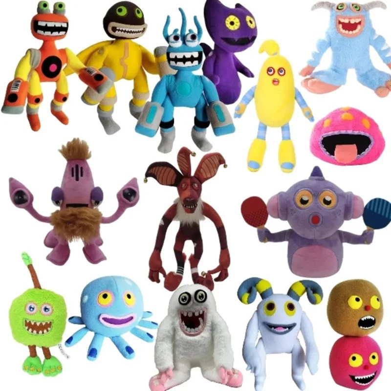 10PCSMySingingMonstersWubboxPlushToyMySingingMonstersFurcornGhaztPlushMySinging