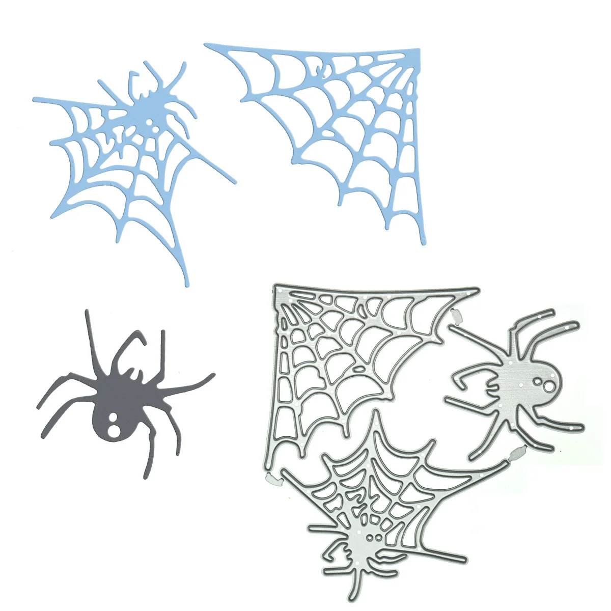 Halloween Spider Cutter Couteau Pochoir Cobweb Metal Cutting Dies Funny  Decor Diy