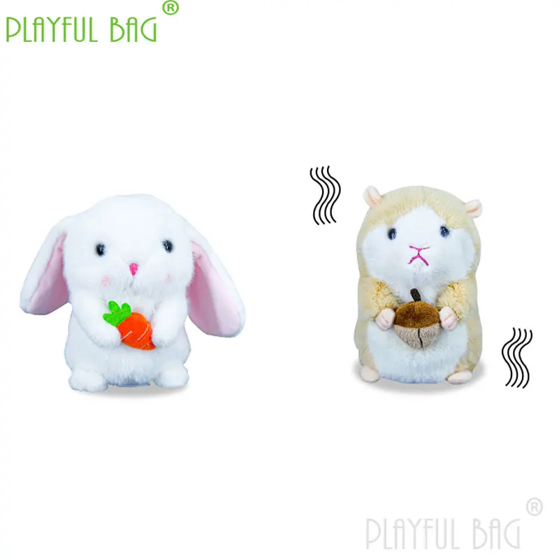 Electric Plush Toys Animal Cute Rabbit Duck Penguin Panda Frog Hamster Dance Talk Interactive Robot Child Gift Pet Figure VD106