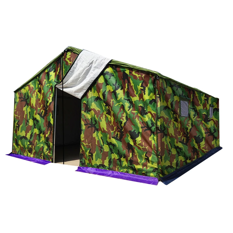 

ZL Outdoor Canvas Tent Construction Site Emergency Disaster Relief Project Rain-Proof