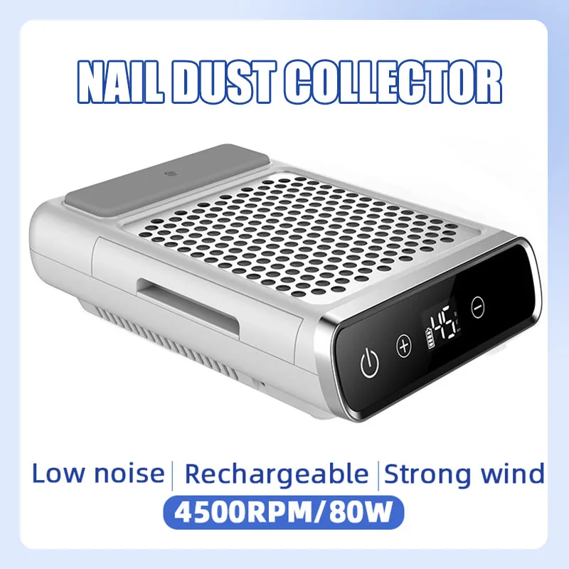Nail Dust Vacuum Collector Professional Adjustable Speed