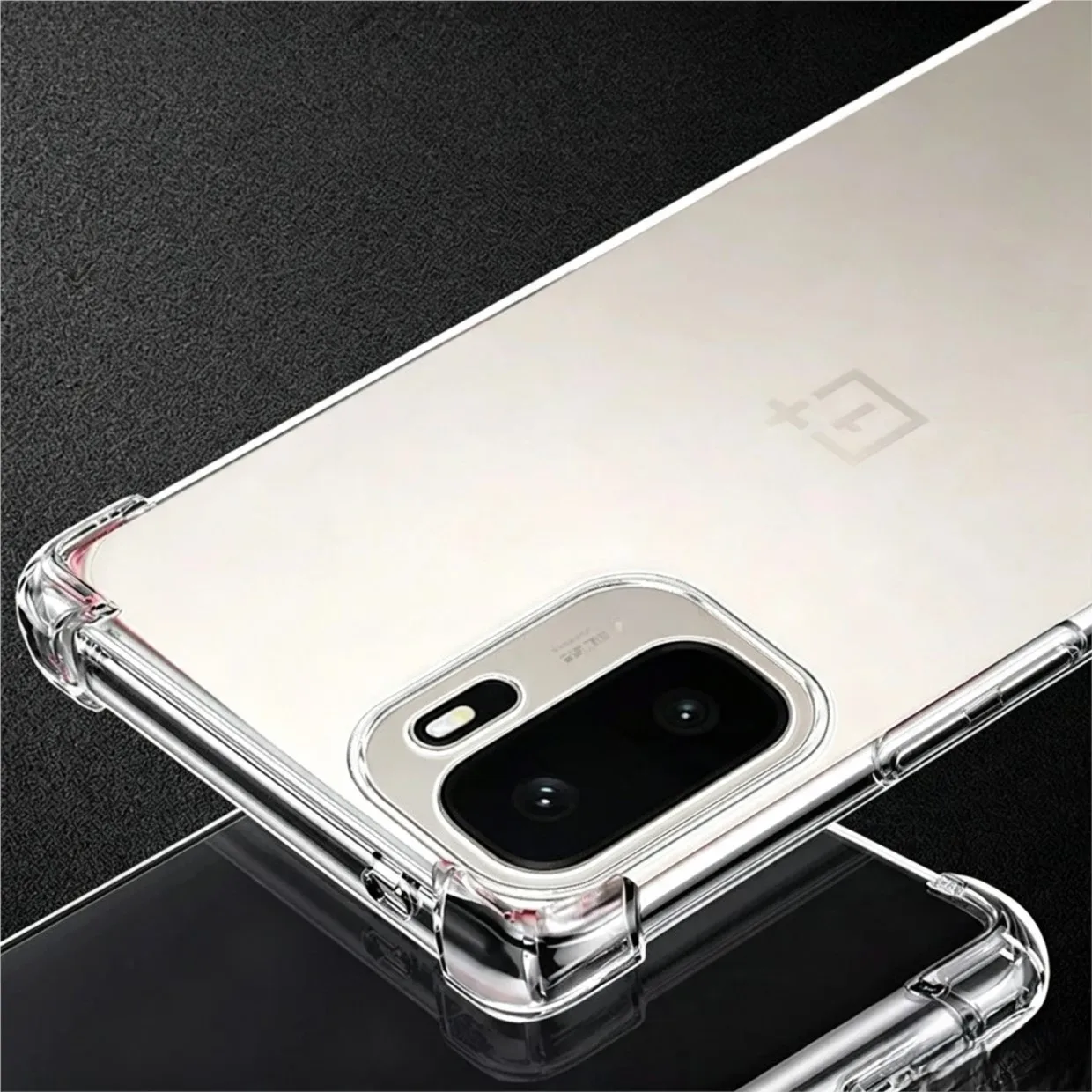 Ultra-Thin Transparent Shockproof Phone Case - Clear Protective Shell