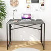 31 Inch Folding Small Computer Desk, Foldable Space-Saving Home Office Table, Simple Study Writing Gaming Workstation 4
