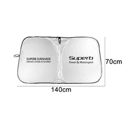 Foldable Car Front Window Sunshade Cover - Premium Sun Protection Accessory (Small For Superb)