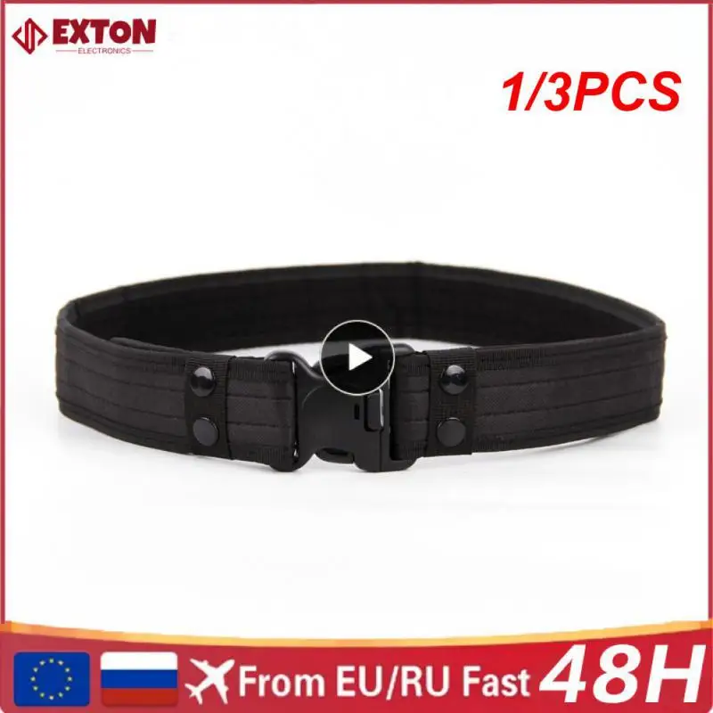 

1/3PCS Quick Release Military Tactical Belt Army Style Combat Belts Fashion Men Camouflage Canvas Waistband Outdoor Hunting
