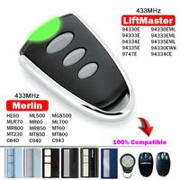 433MHz Rolling Code Garage Door Remote Control For Merlin LiftMaster C840 C940 MR850 MJ3800 CM844 94335E 94334E 94333E 94330E 1