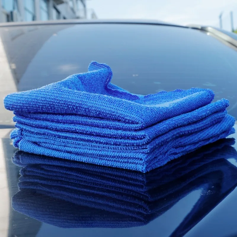 Car Wash Towel Microfibe Cleaning Rag Soft Drying Cloth Water Absorbent Auto Household Cleaning Towels 1/5/10pcs