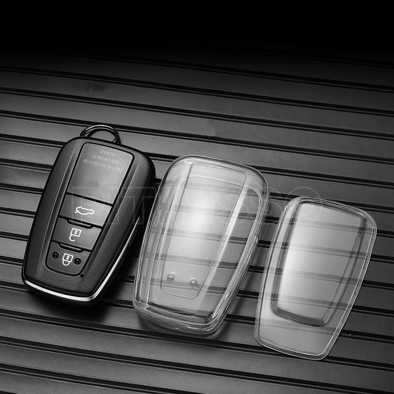 Key Case Cover Tpu For Toyota Corolla Rav4 Camry 70 Prado RAV 150 2 3 4 Buttons