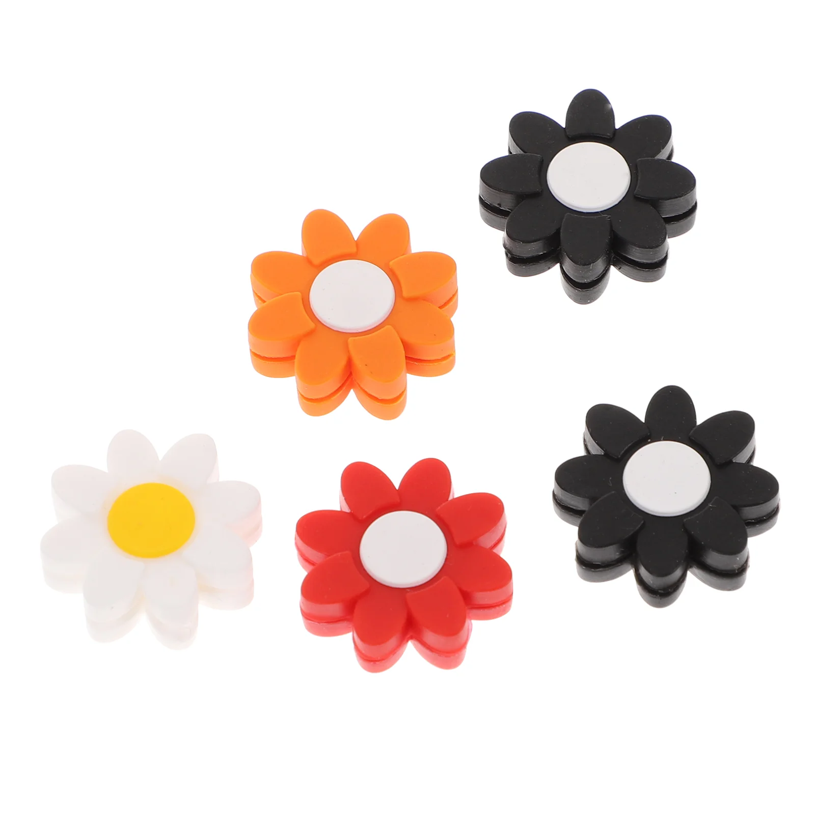 

5 Pcs Decorate Shock Absorber Tennis Racket Racquetball Accessories Silica Gel Silicone PVC Vibration Dampener