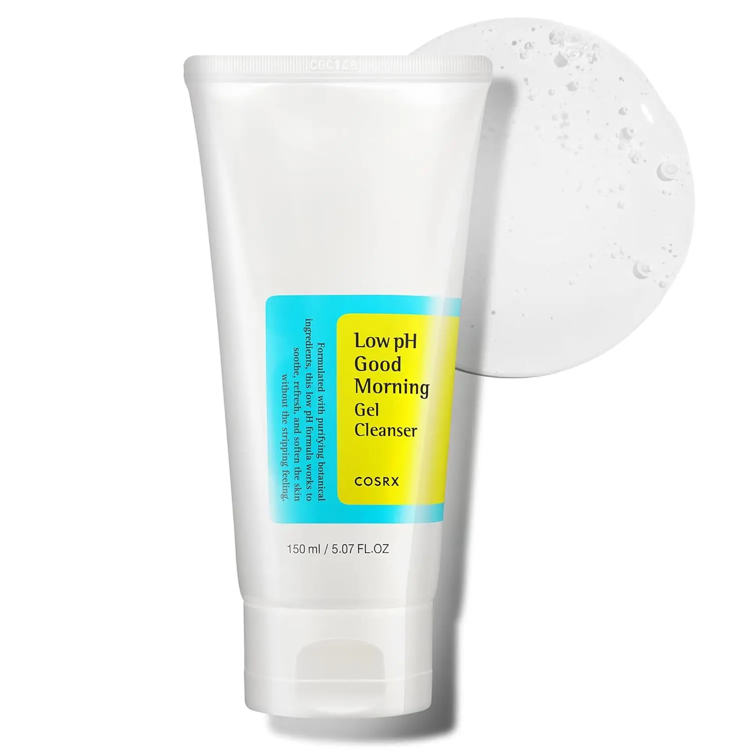 COSRX Low pH Good Morning Gel Face Cleanser BHA Face Wash Daily Mild Cleanser for Sensitive Skin Korean Wash